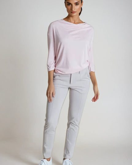 Bon Voyage Travel Tee - Blush Pink