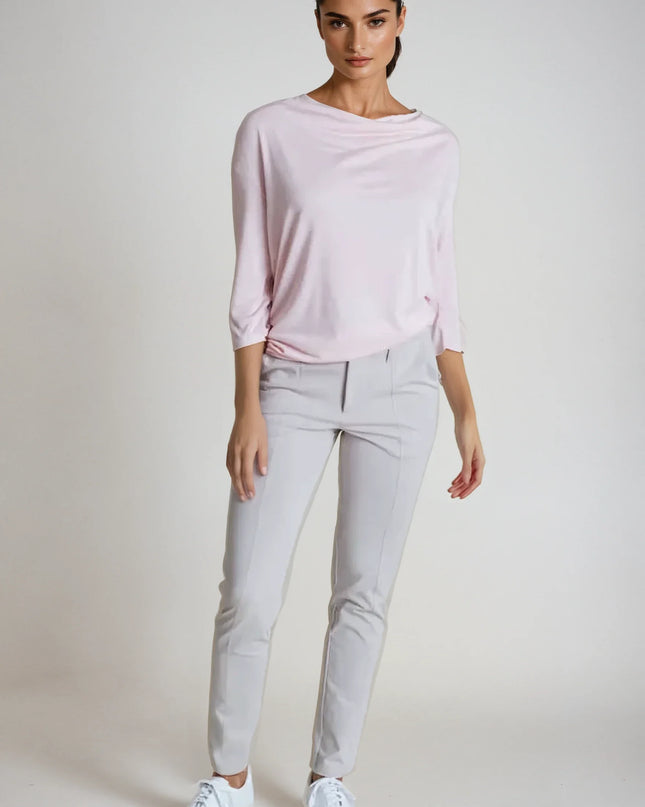 Bon Voyage Travel Tee - Blush Pink