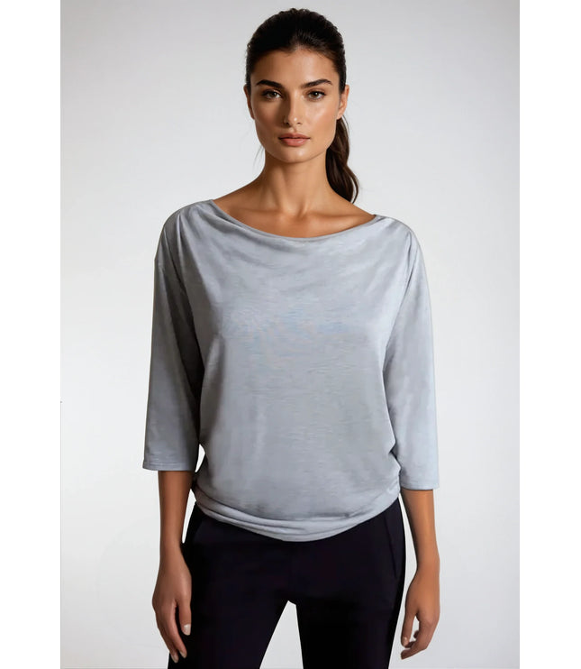 Bon Voyage Travel Tee - Heather Grey