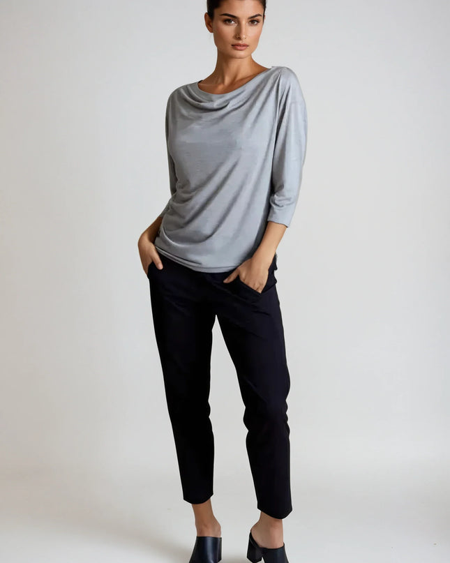Bon Voyage Travel Tee - Heather Grey