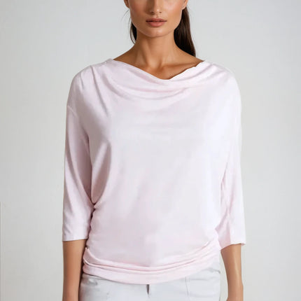 Bon Voyage Travel Tee - Blush Pink