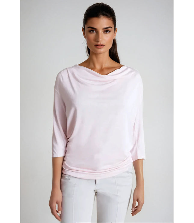 Bon Voyage Travel Tee - Blush Pink