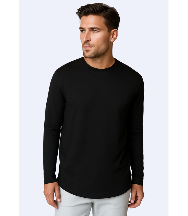Buki Cinqo Long Sleeve Tech Tee - Black