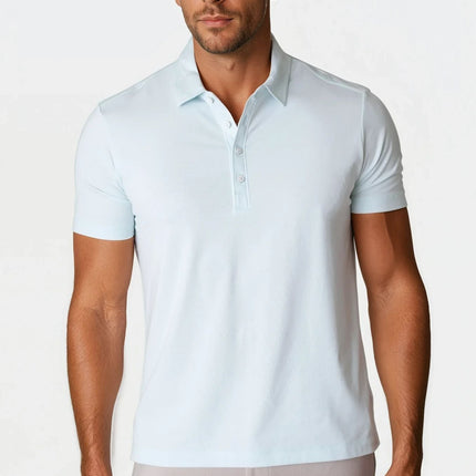 Coolest Polo Tech Shirt - Light Blue
