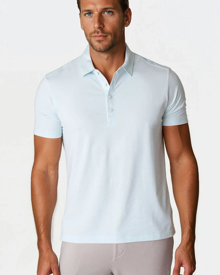 Coolest Polo Tech Shirt - Light Blue