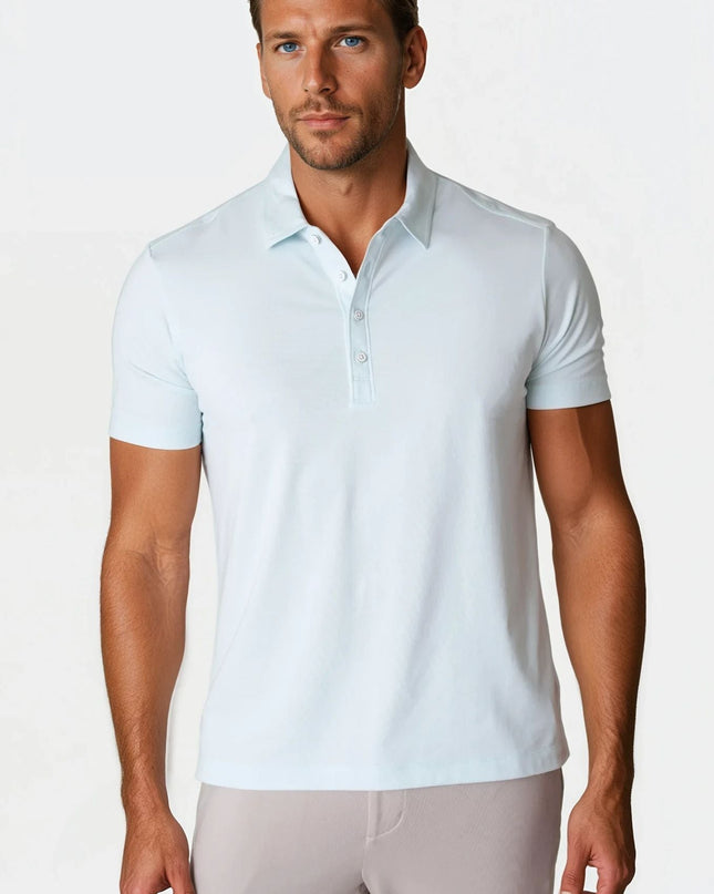 Coolest Polo Tech Shirt - Light Blue