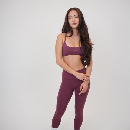 My Time Is Divine Plum Cross-Back Butter Soft Bra