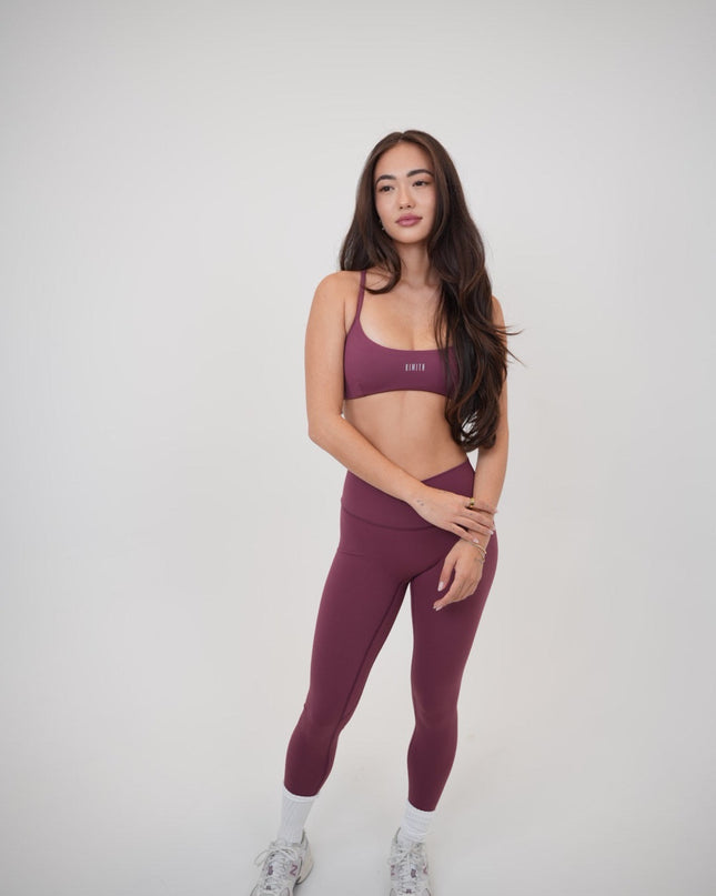 My Time Is Divine Plum Cross-Back Butter Soft Bra