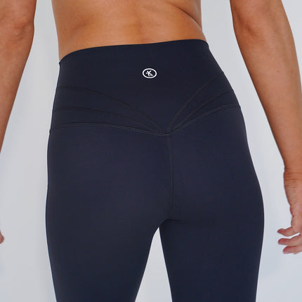 I am Beautifully Radiant Quick Dry Black Yoga Legging