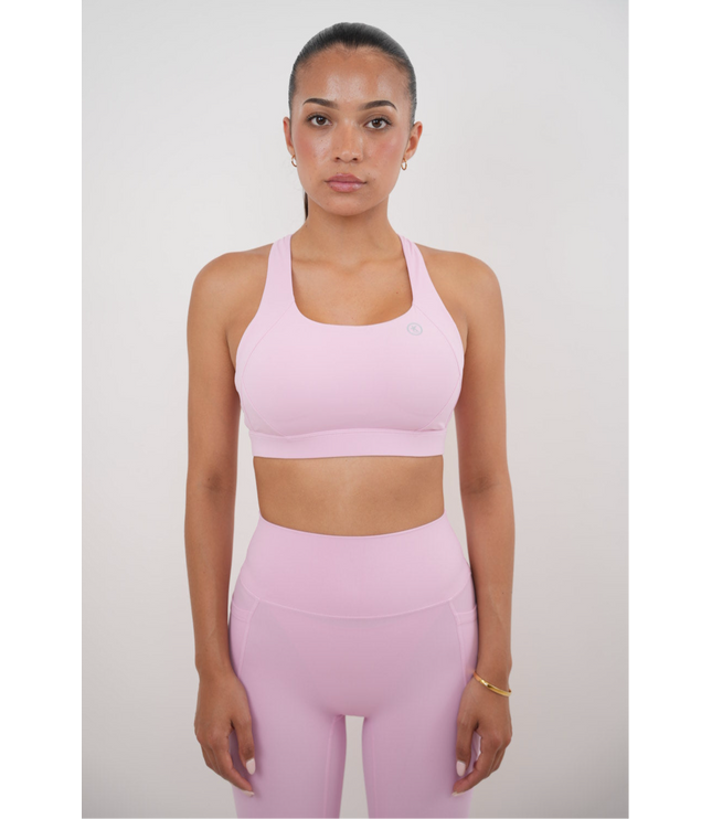 I Am Glowing Pink Blossom Quick Dry Butter Bra