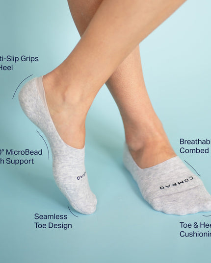 Combed Cotton No Show Socks