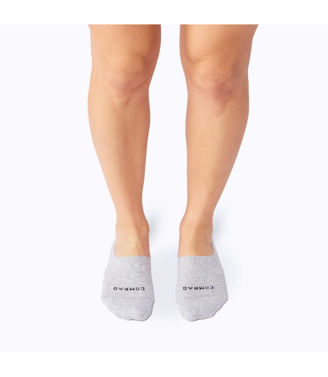 Combed Cotton No Show Socks - 3 Pack