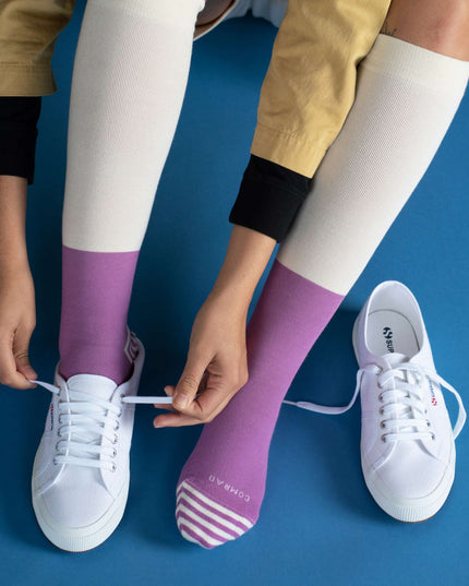 CloudCotton Compression Socks - Colorblock