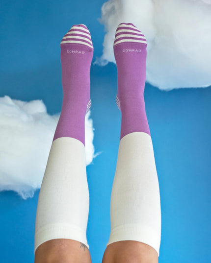 CloudCotton Compression Socks - Colorblock