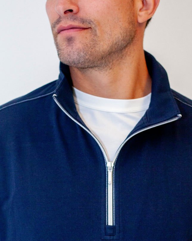 Buki Cinqo Travel Half Zip - Navy