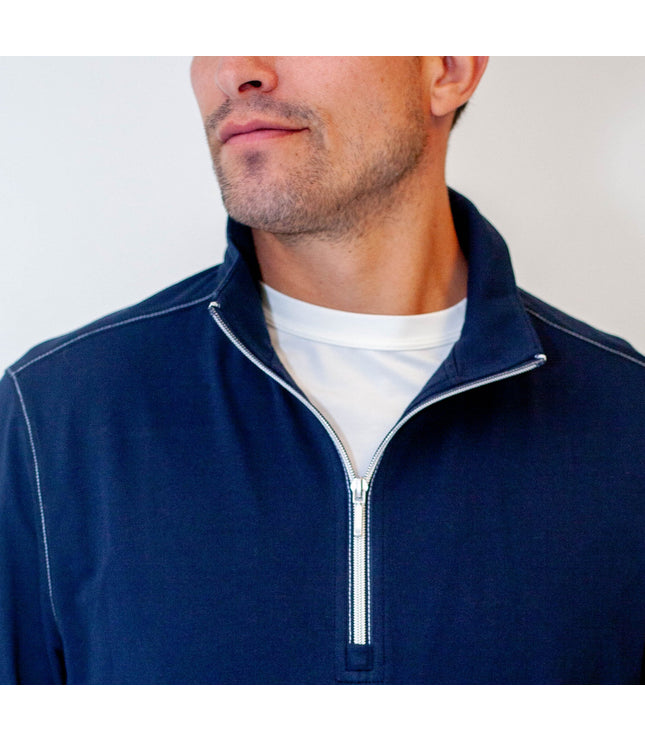 Buki Cinqo Travel Half Zip - Navy