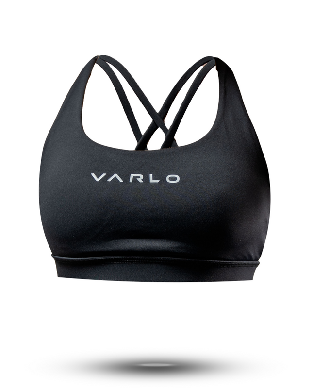 Women's SOHO Cross Back Sports Bra (Black)