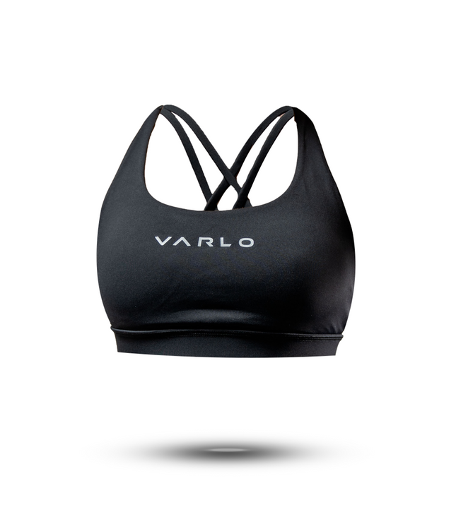 Women's SOHO Cross Back Sports Bra (Black)