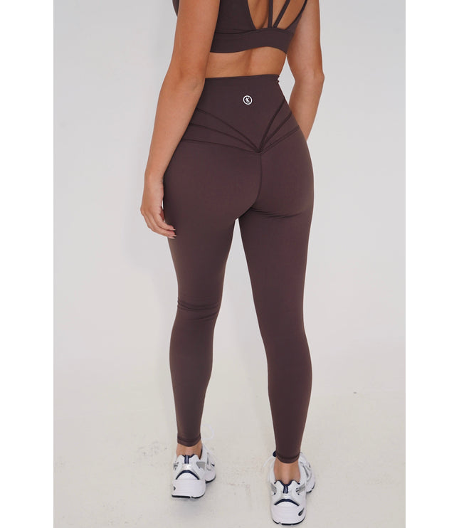 I am Beautifully Radiant Quick Dry Coffee Yoga Legging