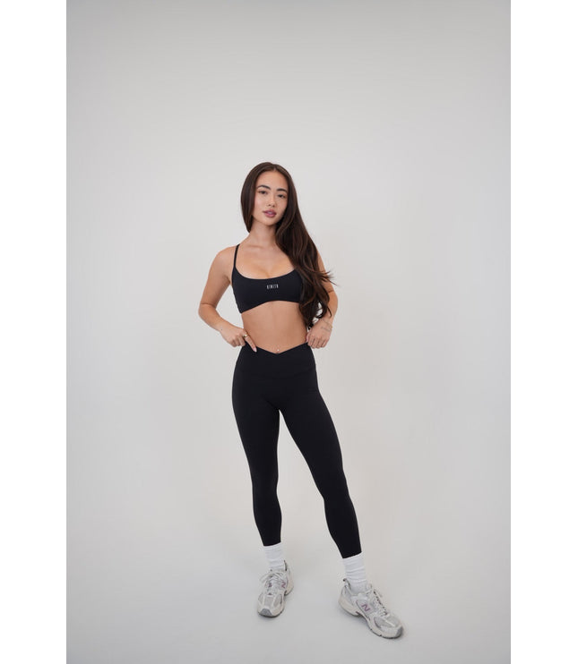My Time Is Divine Black Cross-Back Butter Soft Bra