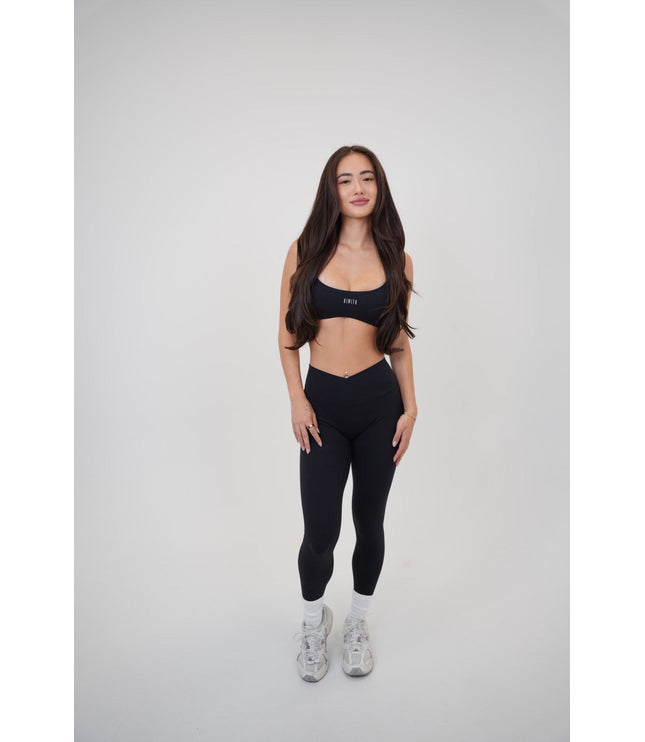 My Time Is Divine Black Cross-Back Butter Soft Bra