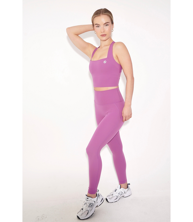 I Am Wonderful High Rise Purple Legging