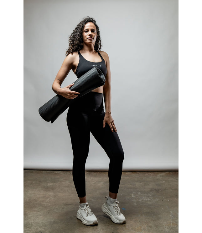 Women's SOHO Cross Back Sports Bra (Black)