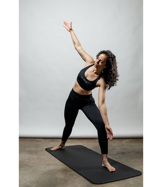 Women's SOHO Cross Back Sports Bra (Black)