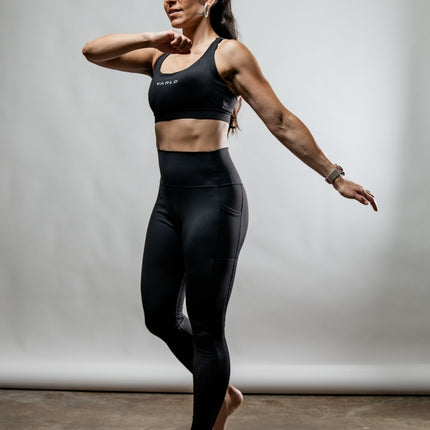 Women's SOHO Full Length High Waist Leggings (Black)