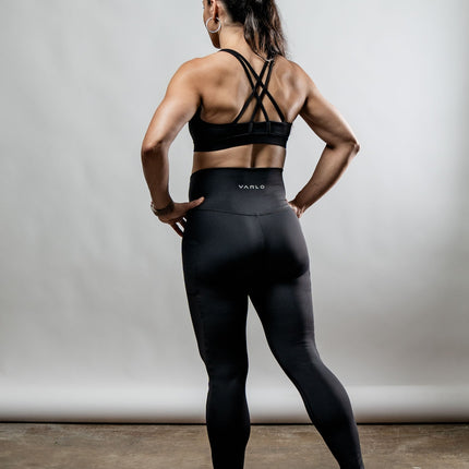 Women's SOHO Full Length High Waist Leggings (Black)