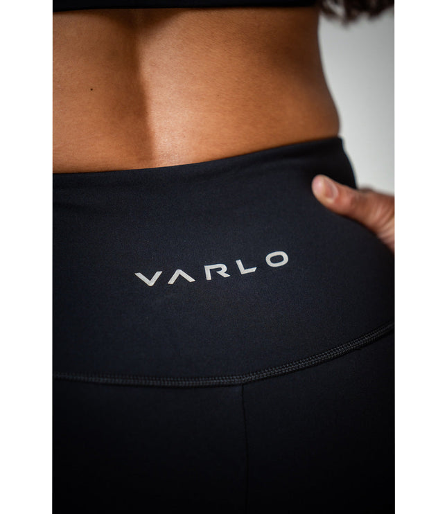 SOHO Women's Technical High Rise Shorts 8" (Black)