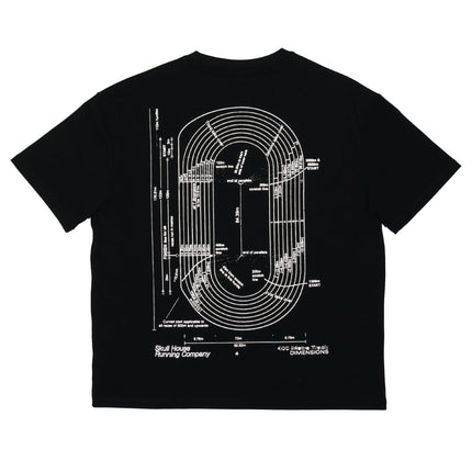 DIMENSIONS OVERSIZED TEE, UNISEX - BLACK