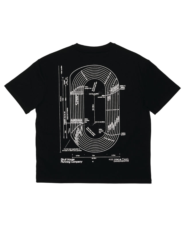 DIMENSIONS OVERSIZED TEE, UNISEX - BLACK