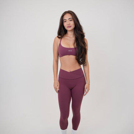 My Time Is Divine Plum Cross-Back Butter Soft Bra