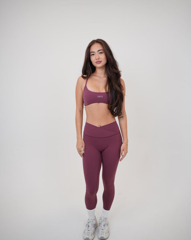My Time Is Divine Plum Cross-Back Butter Soft Bra