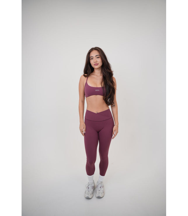 My Time Is Divine Plum Cross-Back Butter Soft Bra