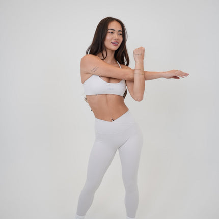 My Time Is Divine Lime White Sculpt V-Waist Legging