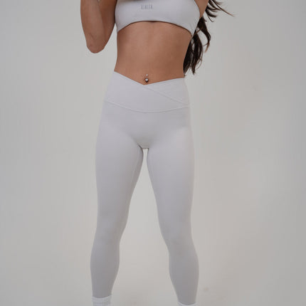 My Time Is Divine Lime White Sculpt V-Waist Legging