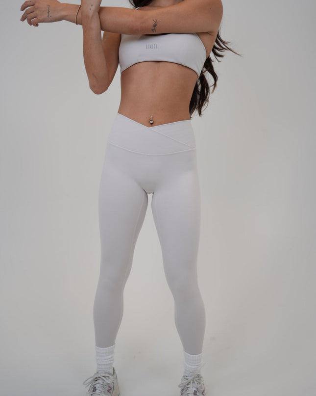 My Time Is Divine Lime White Sculpt V-Waist Legging