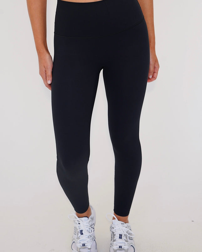 I am Beautifully Radiant Quick Dry Black Yoga Legging
