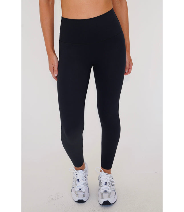 I am Beautifully Radiant Quick Dry Black Yoga Legging