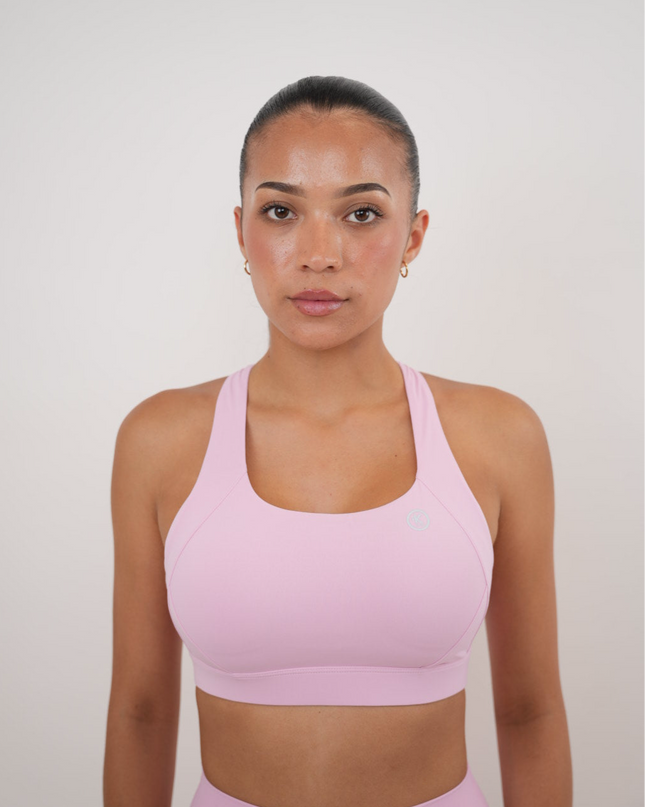 I Am Glowing Pink Blossom Quick Dry Butter Bra