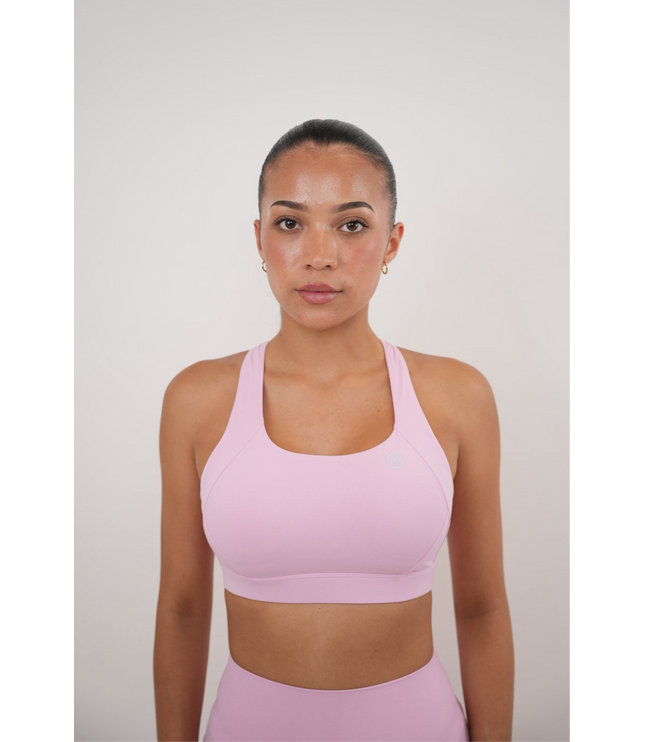 I Am Glowing Pink Blossom Quick Dry Butter Bra