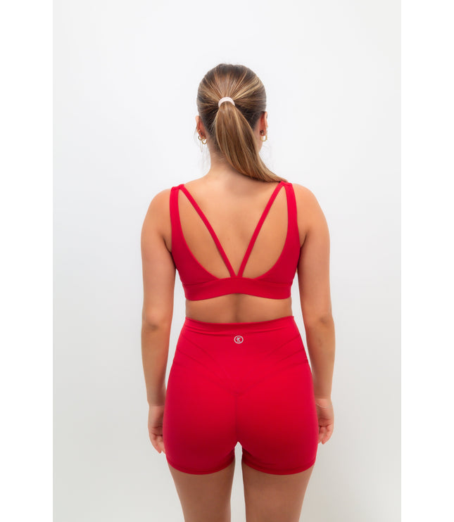I Am Beautifully Radiant Quick-Dry Butter Red Short