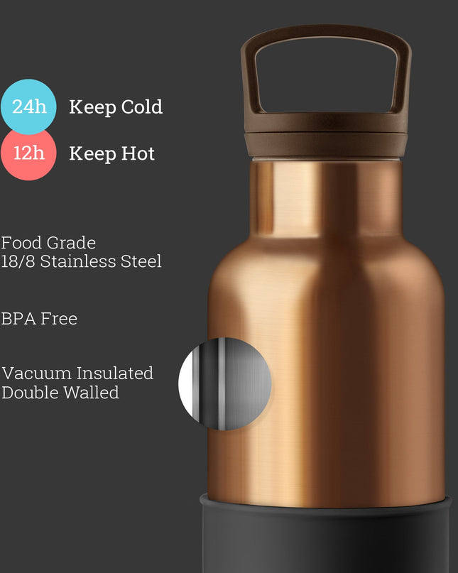 Bronze Gold-Midnight Black 20 Oz