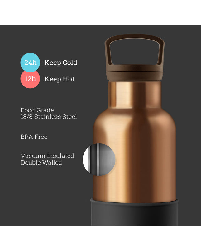 Bronze Gold-Midnight Black 20 Oz