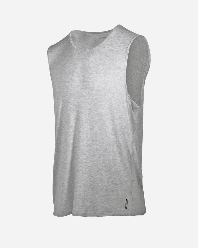 Bamboo Aerotech Tank - Heather Grey