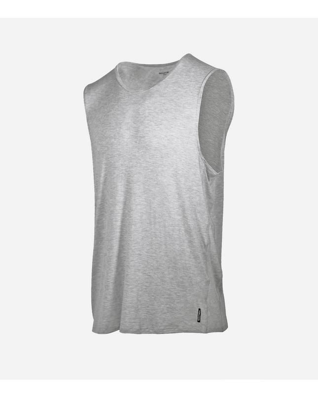 Bamboo Aerotech Tank - Heather Grey