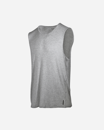 Bamboo Aerotech Tank - Heather Grey