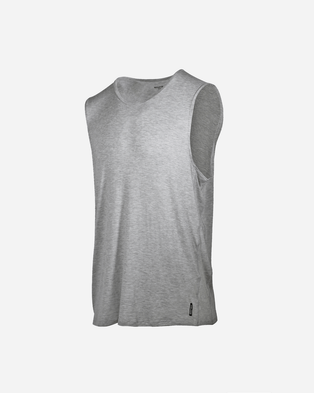 Bamboo Aerotech Tank - Heather Grey